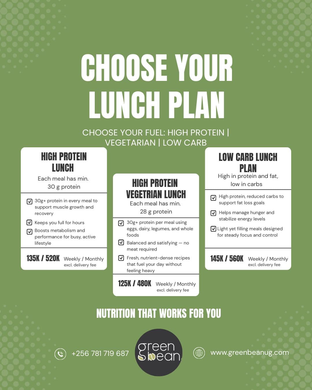 Choose Your Lunch Plan